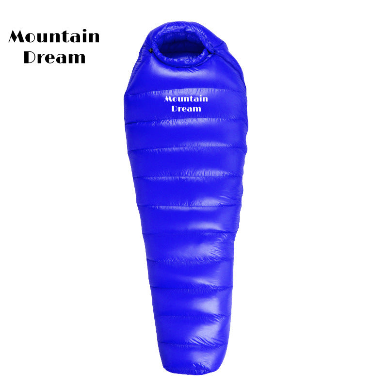 Outdoor Ultra-Light Mummy Duck Down Sleeping Bag for Camping Hiking Thermal Insulated teemdrop