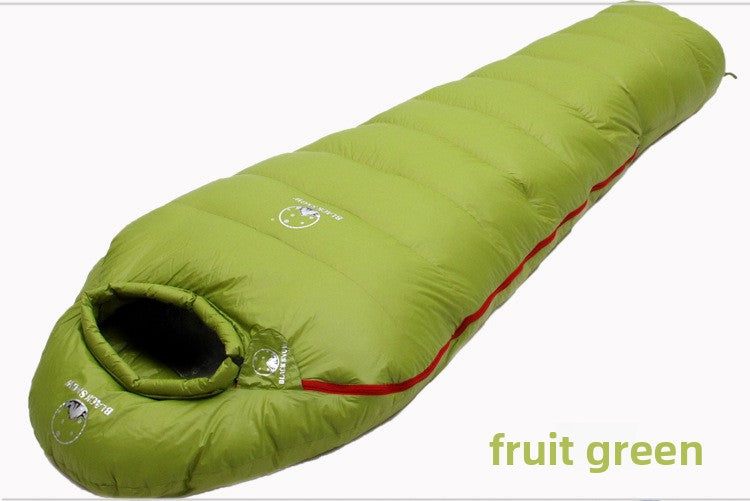 Down Sleeping Bag for Outdoor Camping Extreme Cold Weather Adult Hiking Gear teemdrop