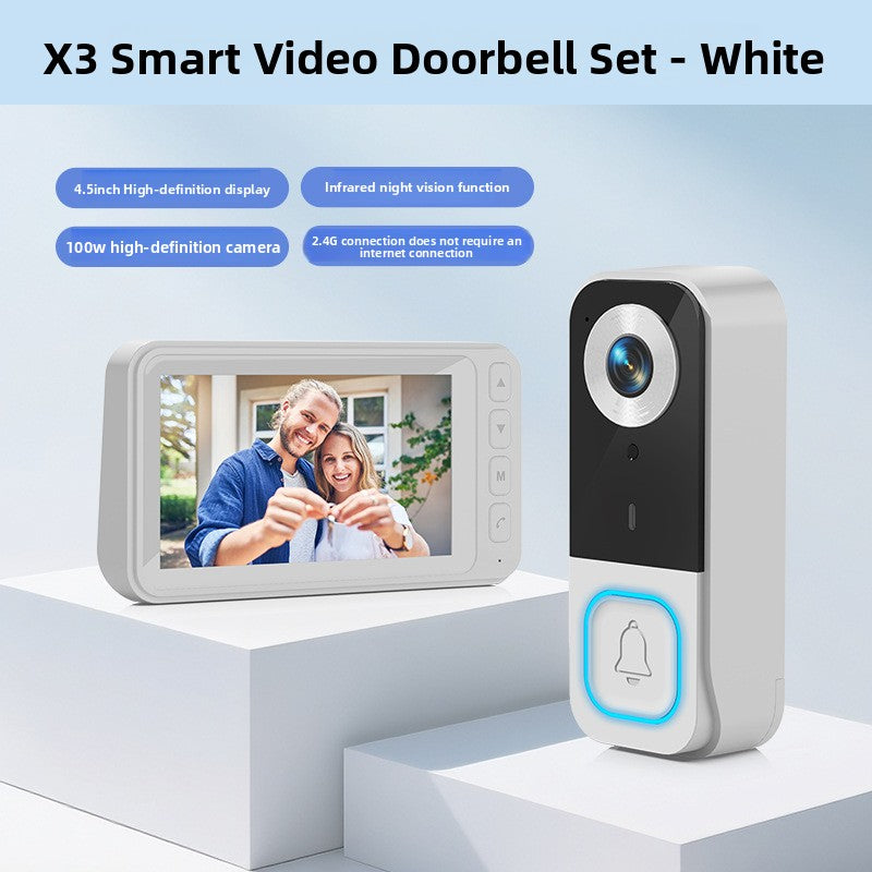Wireless Video Doorbell with HD Screen
