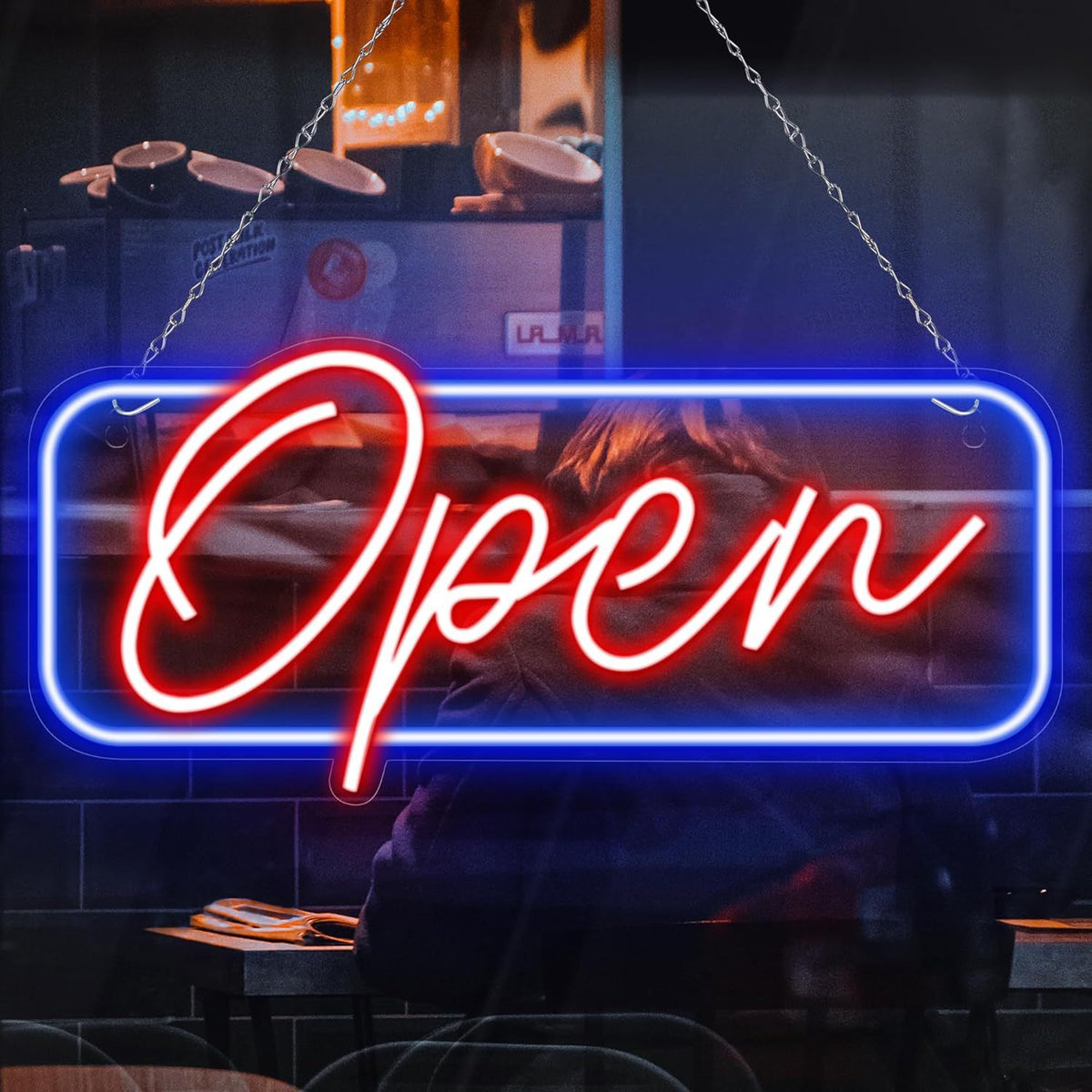 LED neon acrylic teemdrop