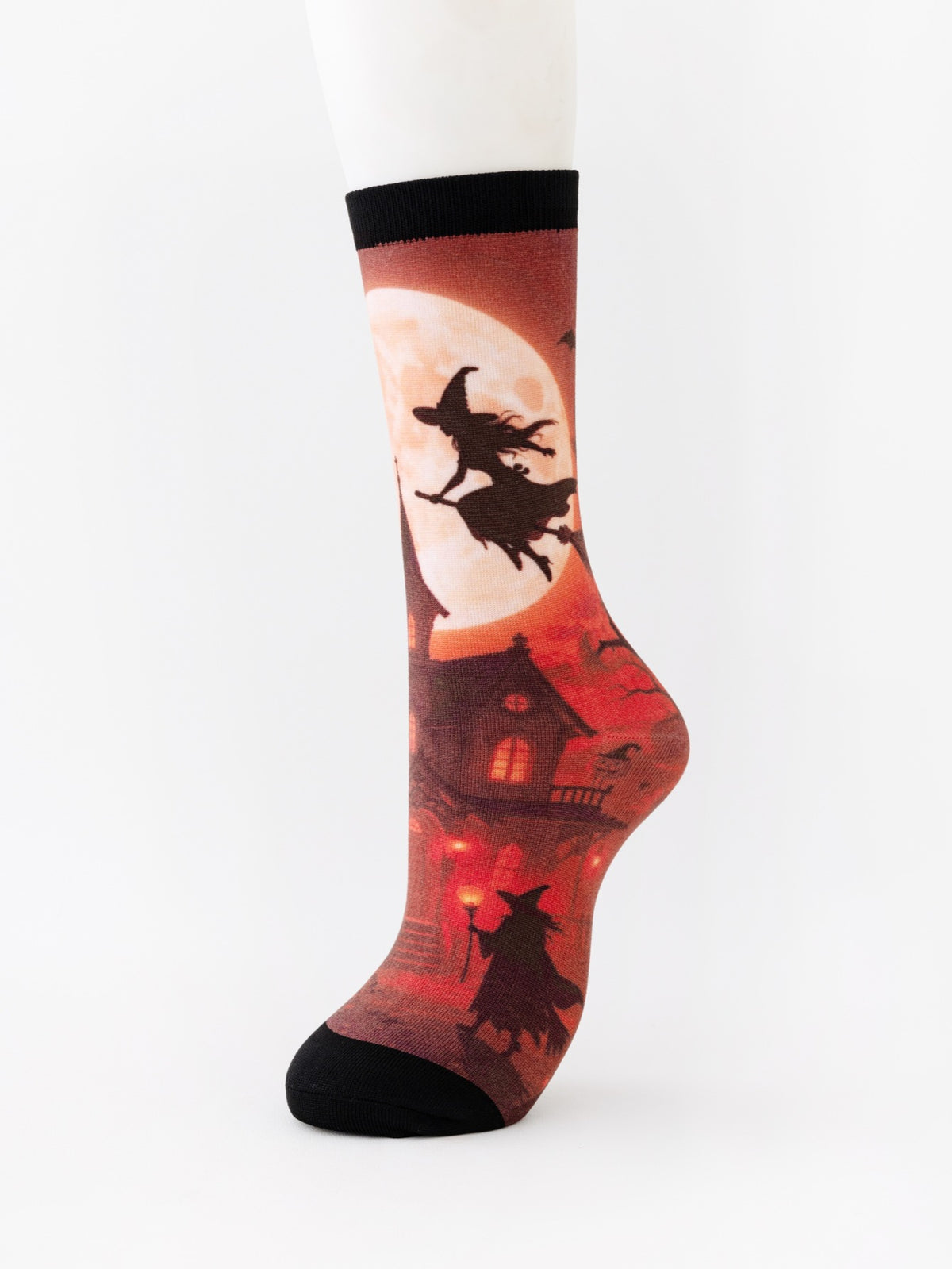 Halloween Print Mid-Calf Casual Socks
