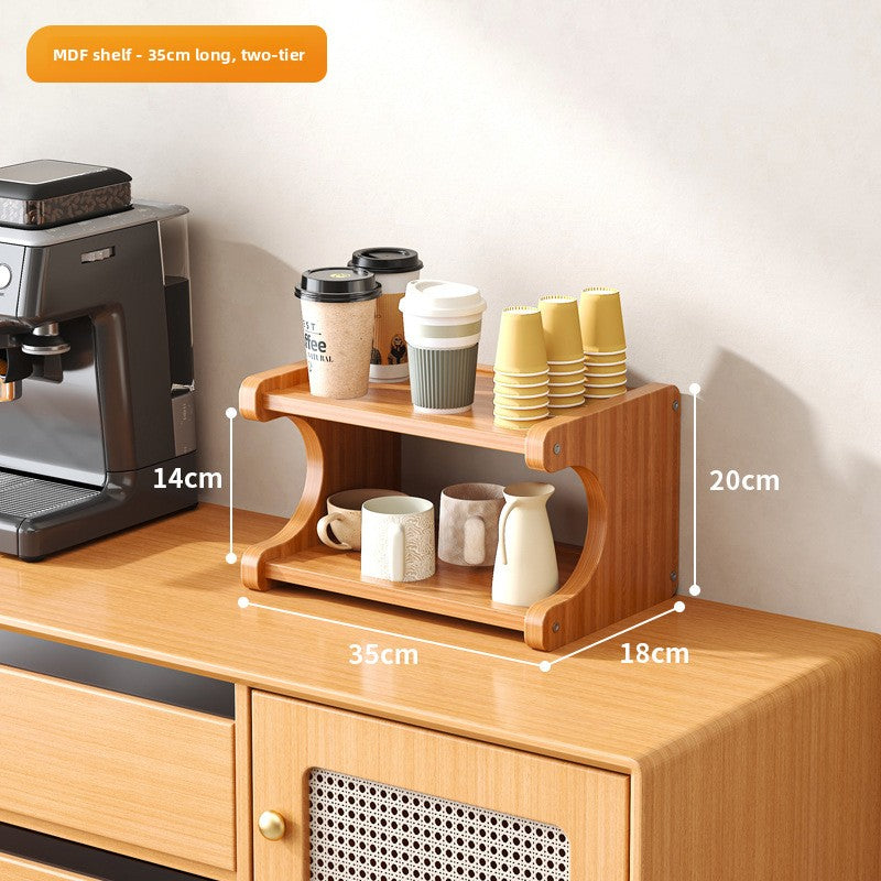 Multi Layer Desktop Organizer with Cup Holder