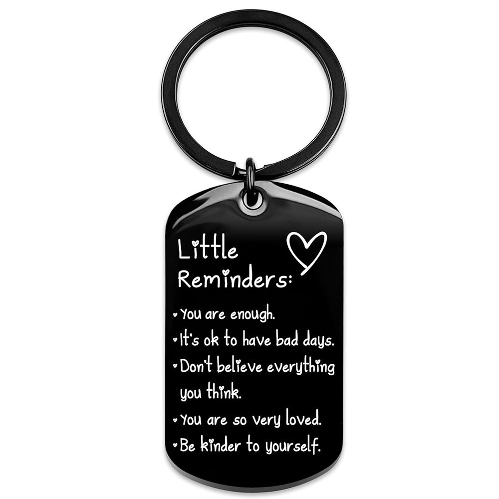 Inspirational Stainless Steel Keychain