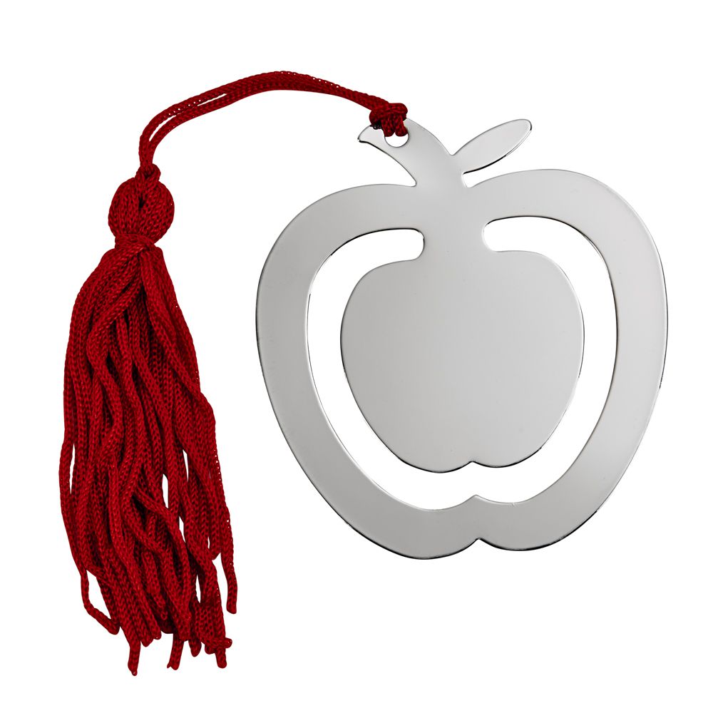 Apple Shaped Bookmark & Tassel Creativegiftsdirect