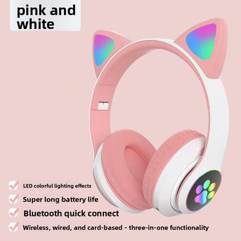 Glowing Cat Ear Headphones