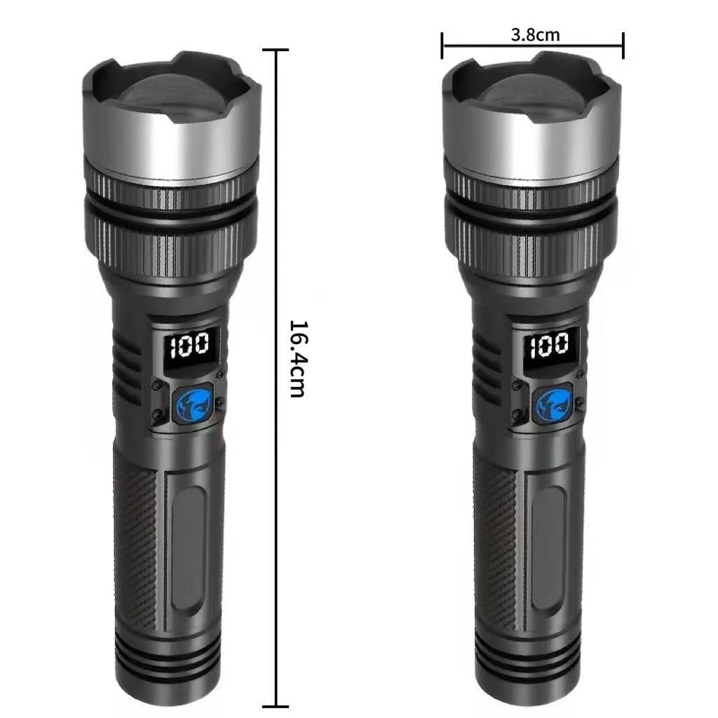 Adjustable Focus Rechargeable Flashlight