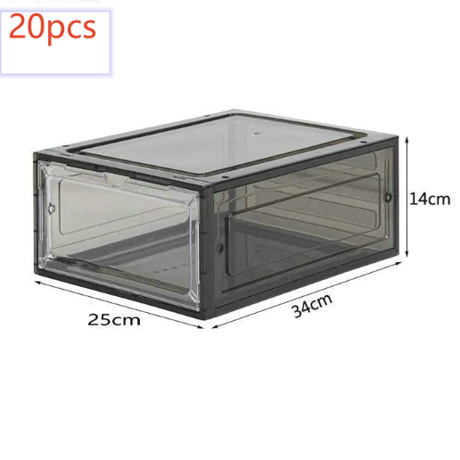 Transparent Stackable Shoe Storage Box