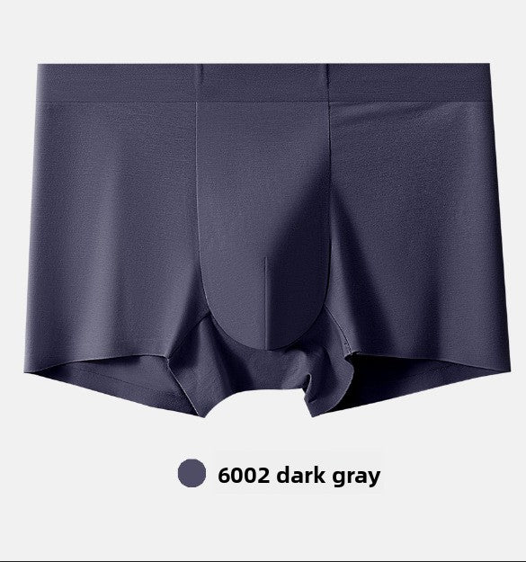 100-Count Cotton Seamless Boxer Briefs Silk Antibacterial Breathable Mens Underwear