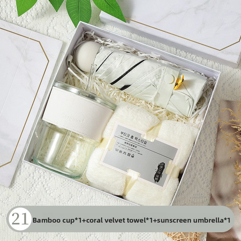 Ceramic Business Gift Box Set Combination