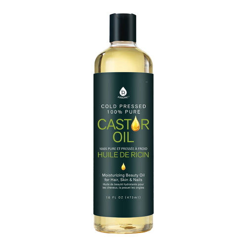 100% Pure Cold Pressed Castor Oil 16 Oz DC-PURSONIC
