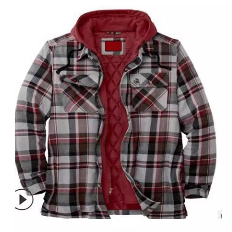 Men's Thickened Hooded Jacket teemdrop