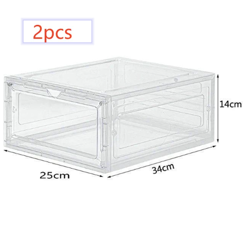Transparent Stackable Shoe Storage Box