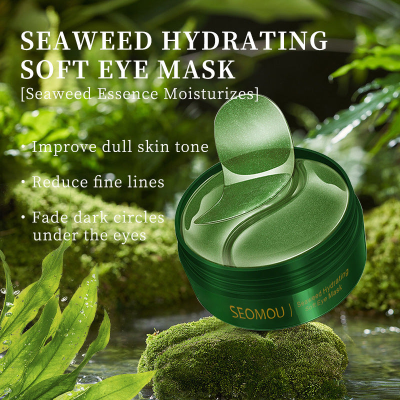 Gold eye mask for dark circles and hydration