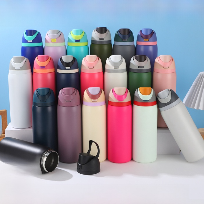 Stainless Steel Insulated Water Bottle with Handle