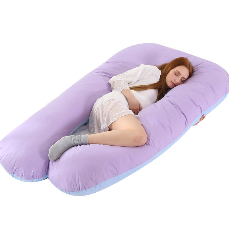 U-Shaped Maternity Body Pillow for Side Sleeping Support teemdrop