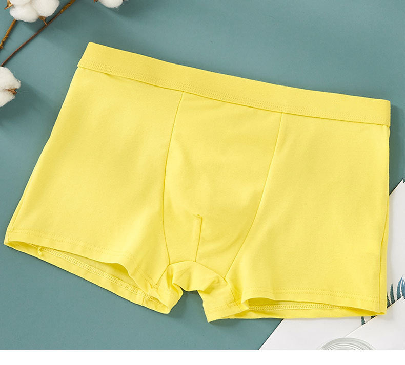 Men's Pure Cotton Antibacterial Loose Boxer Briefs