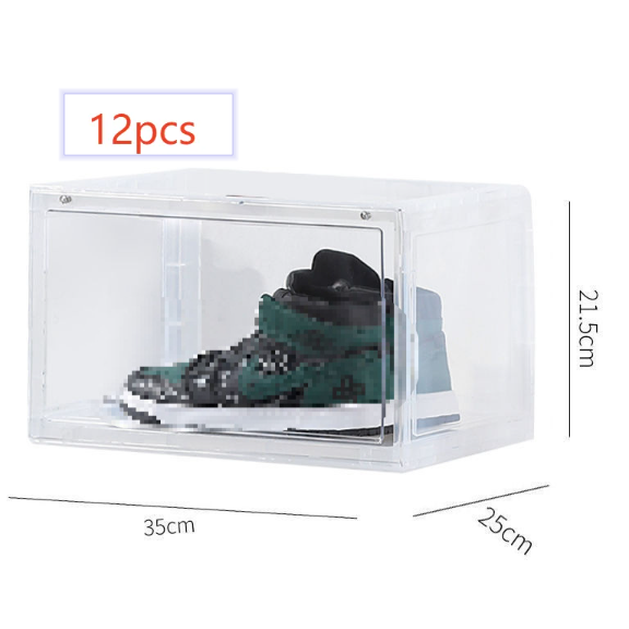 Transparent Stackable Shoe Storage Box